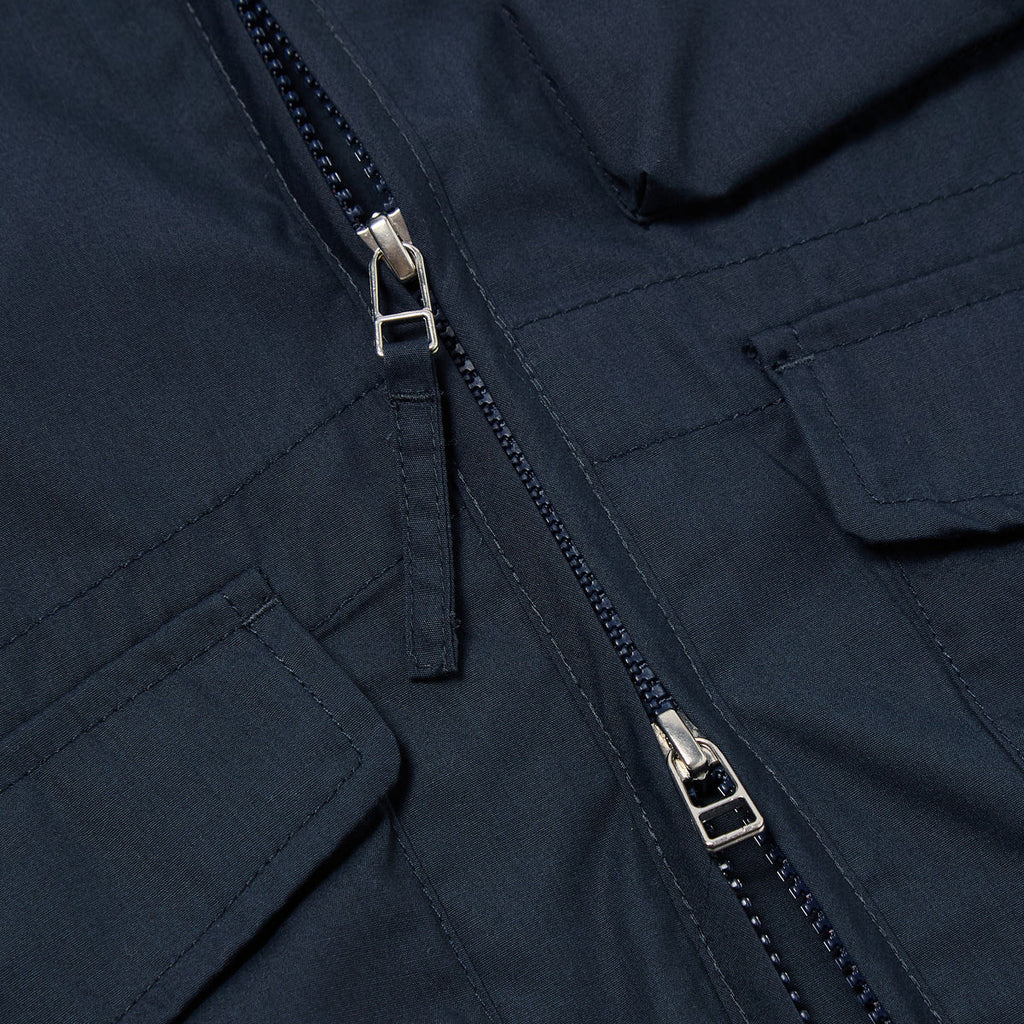 UNIVERSAL WORKS Parachute Liner Recycled Polytech Gilet | Navy