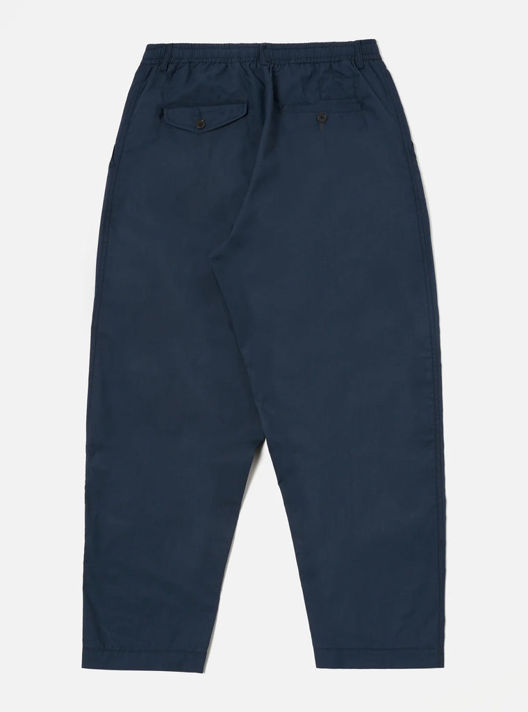 UNIVERSAL WORKS Recycled Polytech Pleated Track Pant | Navy