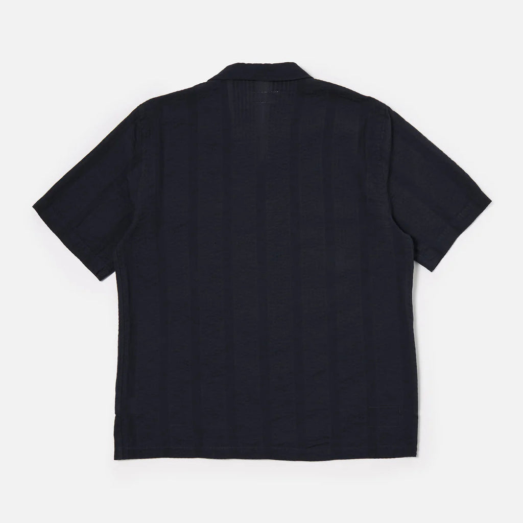 UNIVERSAL WORKS Sal Road Shirt | Navy Maui Cotton