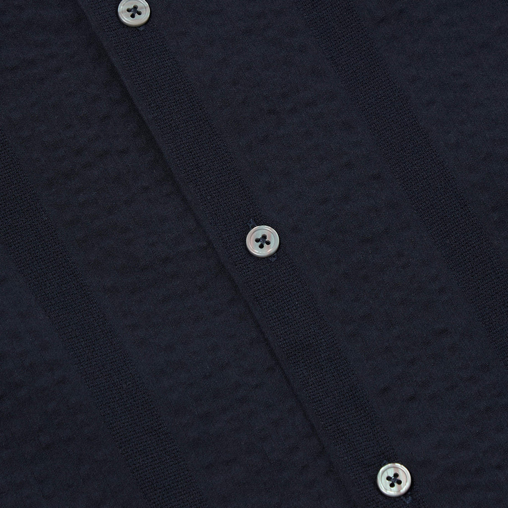 UNIVERSAL WORKS Sal Road Shirt | Navy Maui Cotton