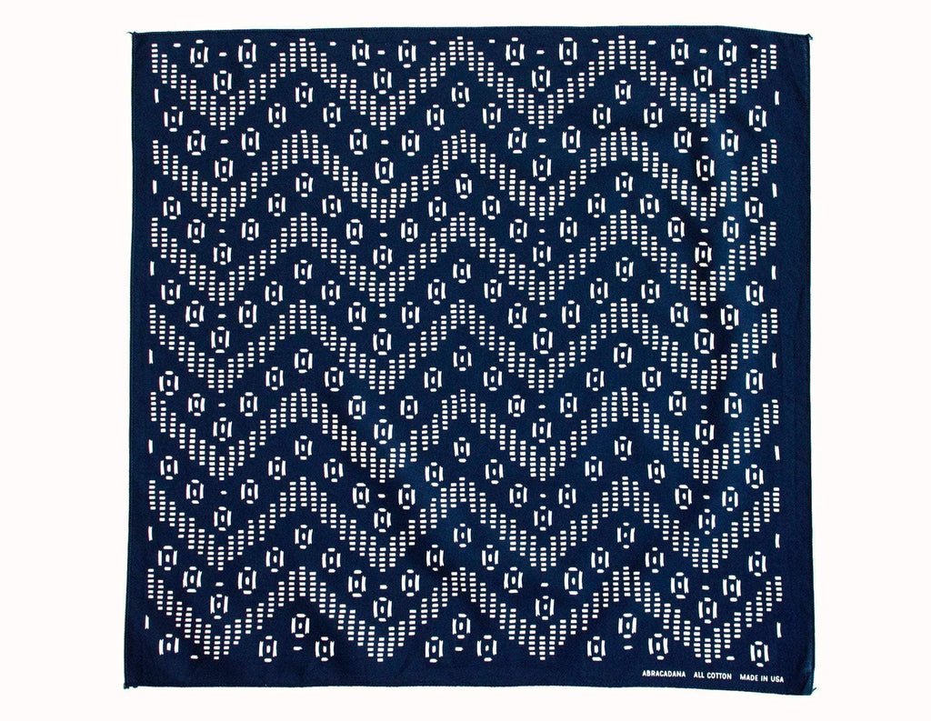 Bandana Navy Zig Zag Bandana
