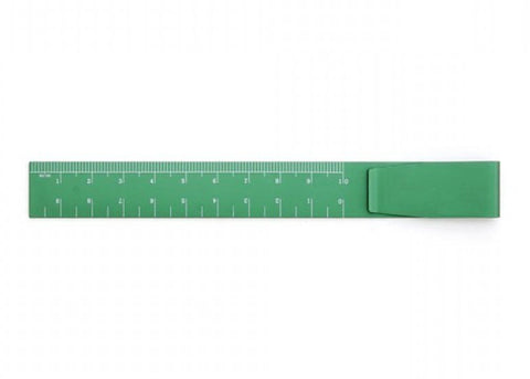 Hightide Aluminium Clip Ruler | Green