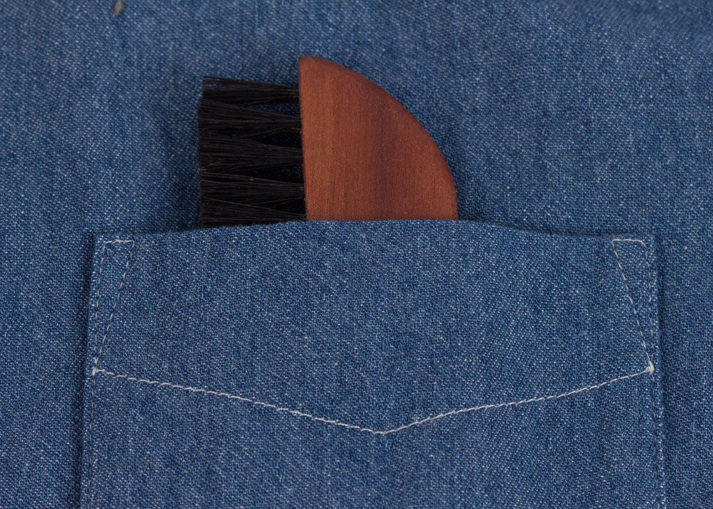 Bürstenhaus Redecker Pocket Clothes Brush | Oiled Pearwood