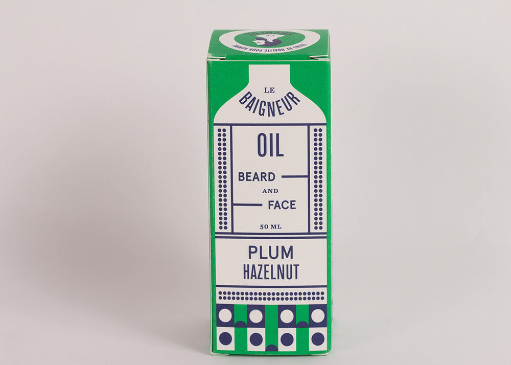 Le Baigneur Beard & Face Oil | Plum & Hazelnut