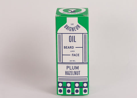 Le Baigneur Beard & Face Oil | Plum & Hazelnut
