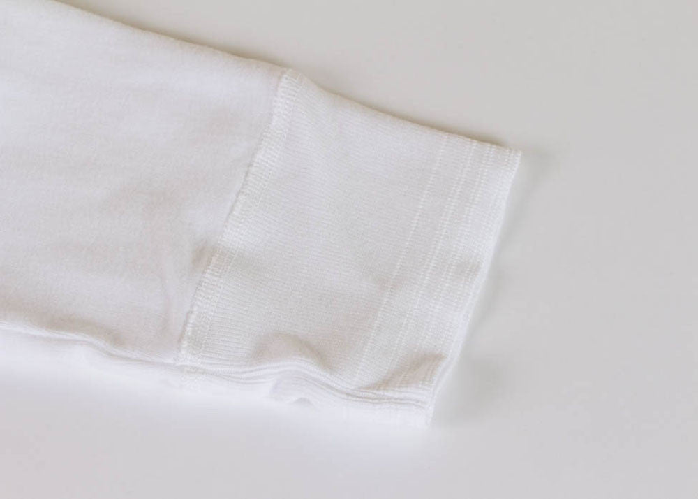 Schiesser Original Long Sleeve Henley | White