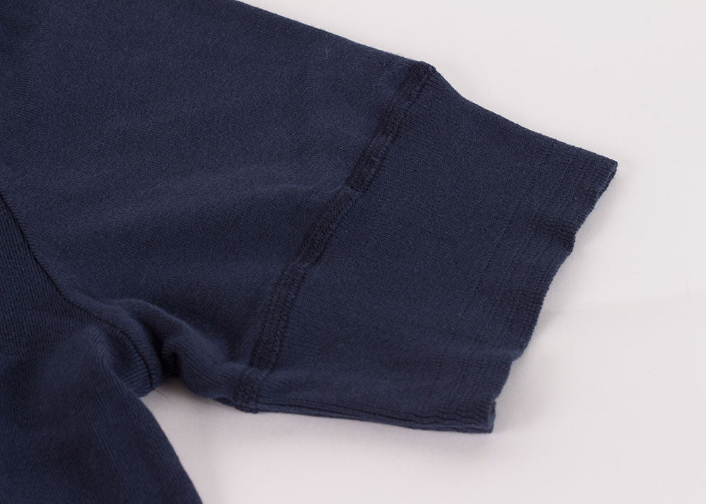 Schiesser Original Short Sleeve Henley | Indigo