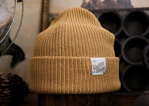 Upstate Stock Upcycled Cotton Watch Cap | Straw
