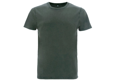 Earth Positive Organic Cotton Crewneck T-Shirt | Stonewash Green