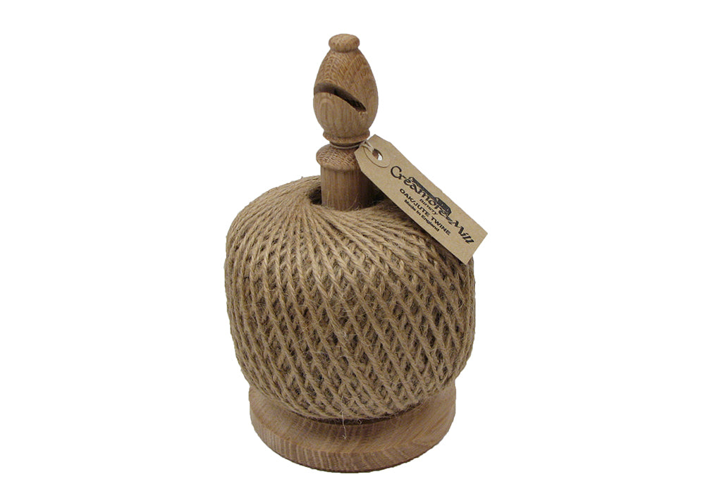 Creamore Mill Oak Twine Stand With Natural Jute | Medium