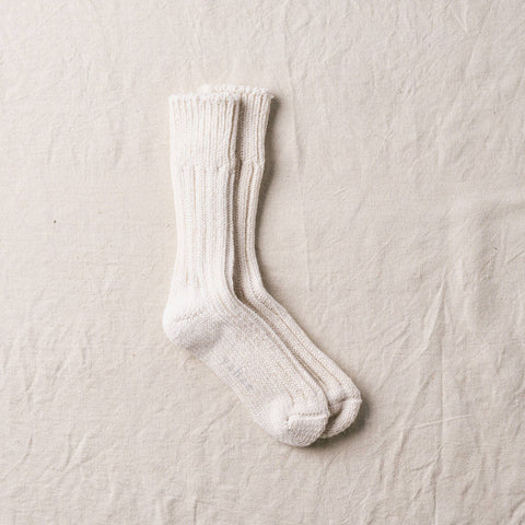 YAHAE Organic Cotton Low Gauge Socks: Pink / S (22.5-24.5 cm EU 35-39)