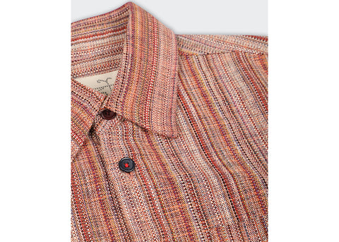 Kardo Alok Hand Woven Shirt | Multi Stripe