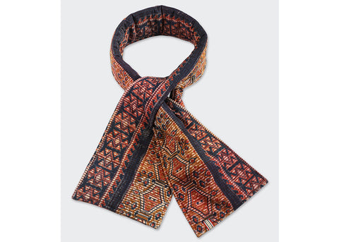 Kardo Block Print Organic Corduroy Scarf