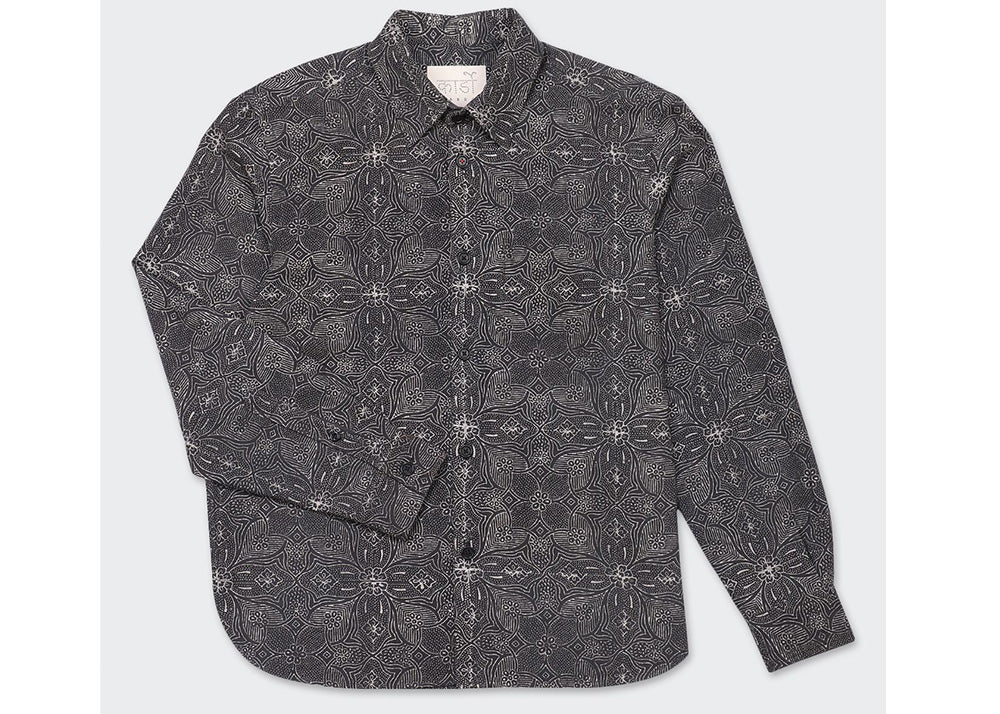 Kardo Luis Hand - Block Print Ajrakh Shirt