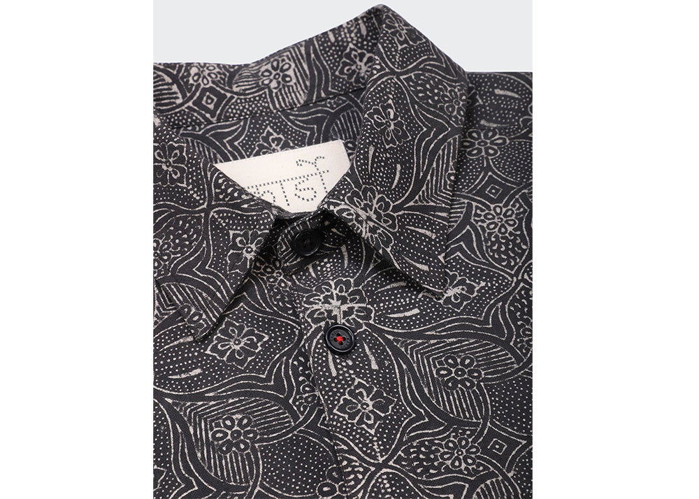 Kardo Luis Hand - Block Print Ajrakh Shirt