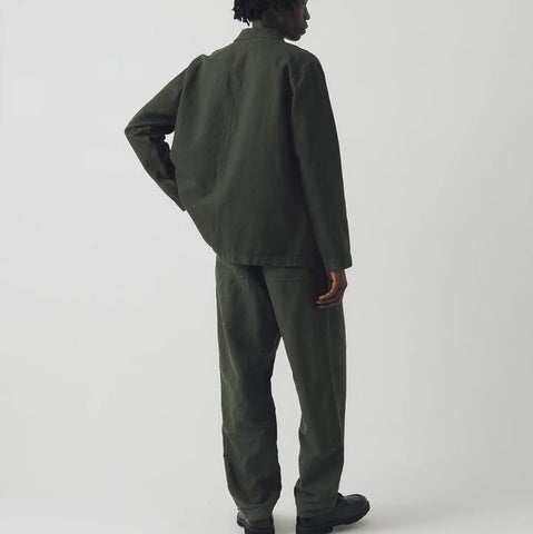 TOAST Arlo Garment Dyed Jacket | Dark Moss