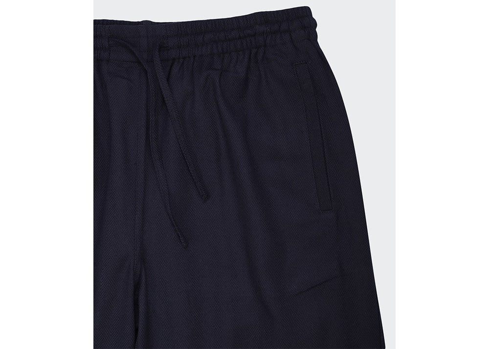 Kardo Roy Relaxed Fit Herringbone Trouser | Navy