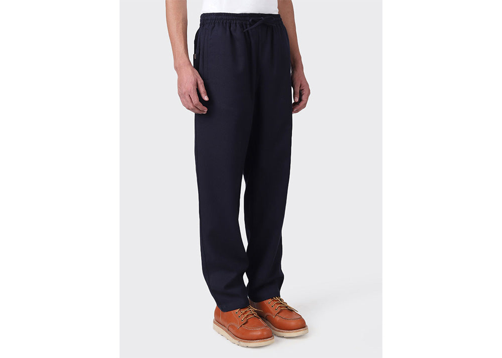 Kardo Roy Relaxed Fit Herringbone Trouser | Navy