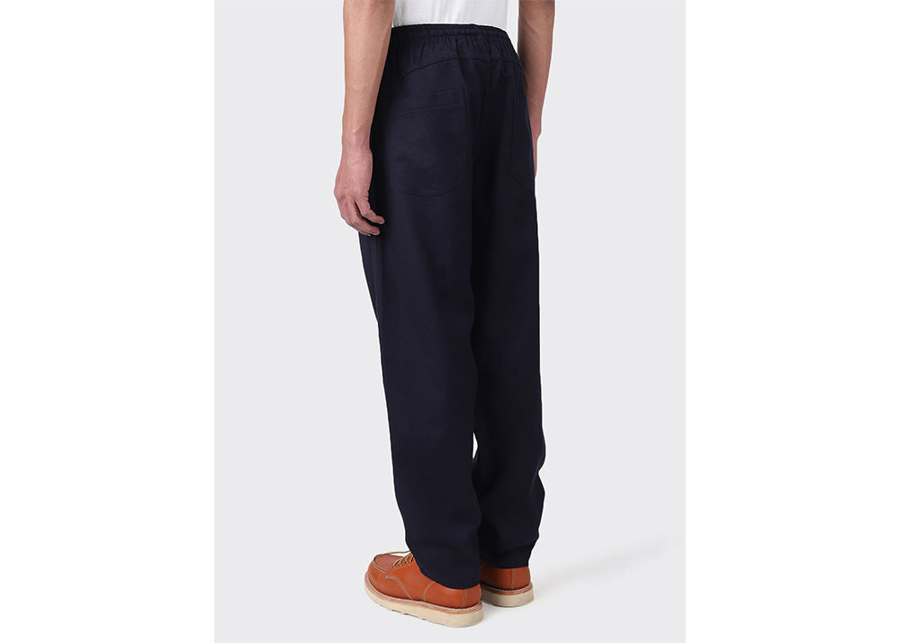 Kardo Roy Relaxed Fit Herringbone Trouser | Navy