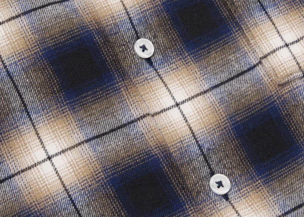 UNIVERSAL WORKS UW Brushed Brushed Flannel Square Pocket Shirt | Wyoming Check