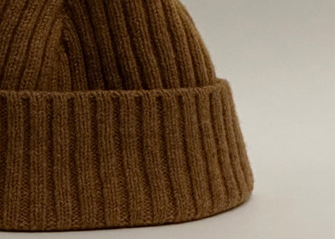 Shopkeeper Studio Lambswool Watch Cap | Cumin