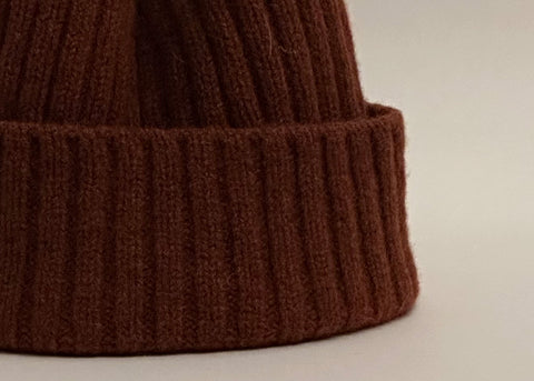 Shopkeeper Studio Lambswool Watch Cap | Rust