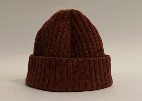 Shopkeeper Studio Lambswool Watch Cap | Rust