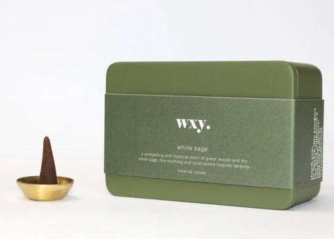 WXY. INCENSE INCENSE CONES | WHITE SAGE