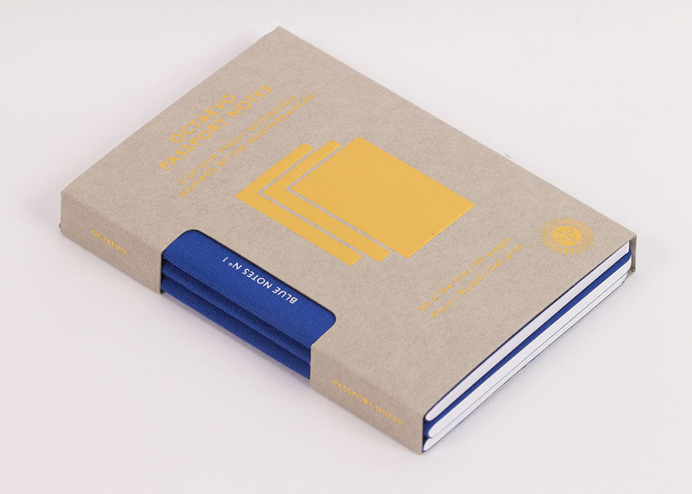 Octeavo 'Blue Notes' Notebook | Set Of 3