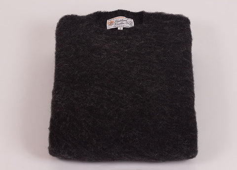 Archve Brushed Shetland Crewneck Sweater | Charcoal