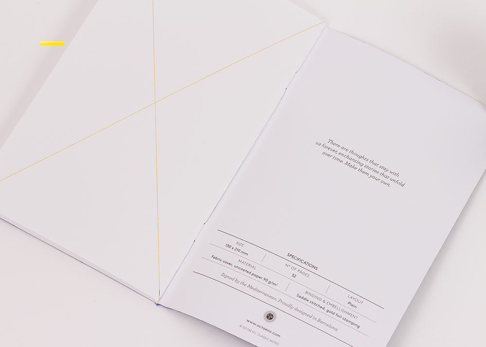 Classicnotes Notebook Octeavo Classic Notes No.2 Notebook | The Shopkeeper Store