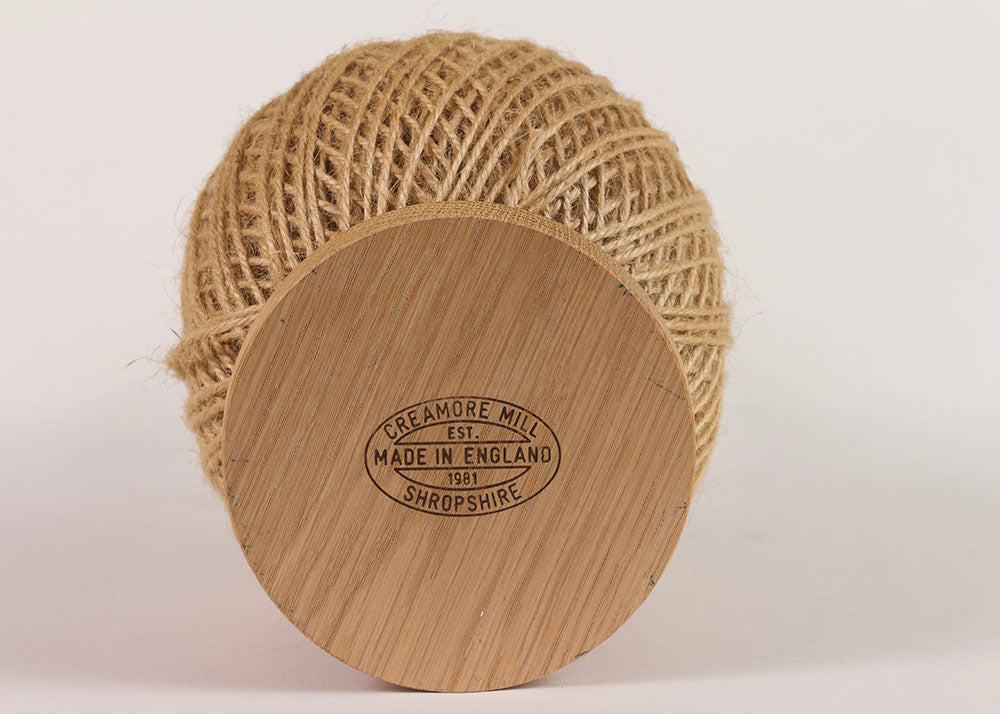 Creamore Mill Oak Twine Stand With Natural Jute | Large