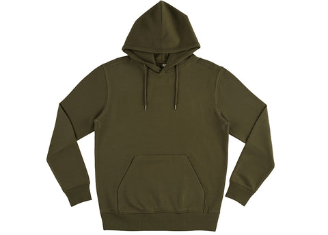 Earth Positive Organic Cotton Hooded Sweatshirt | Khaki