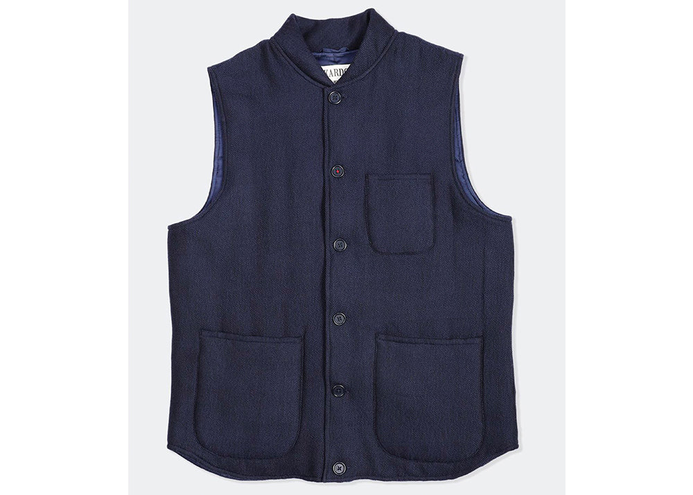 Kardo LEO QUILT VEST | HANDLOOM MERINO WOOL
