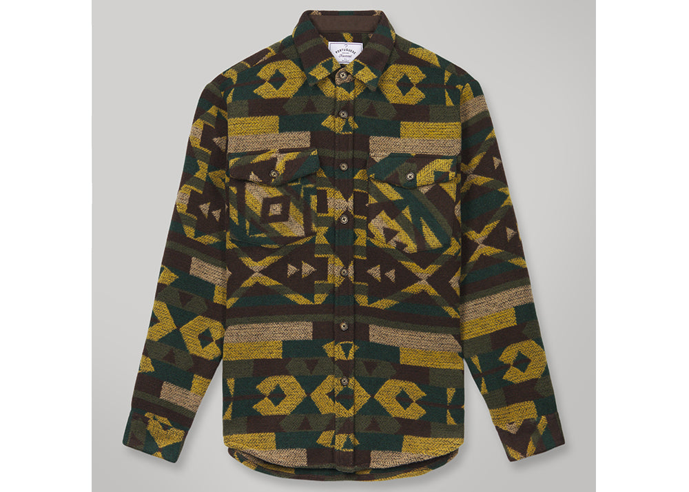 Portuguese Flannel MORPHEUS OVERSHIRT | ABSTRACT