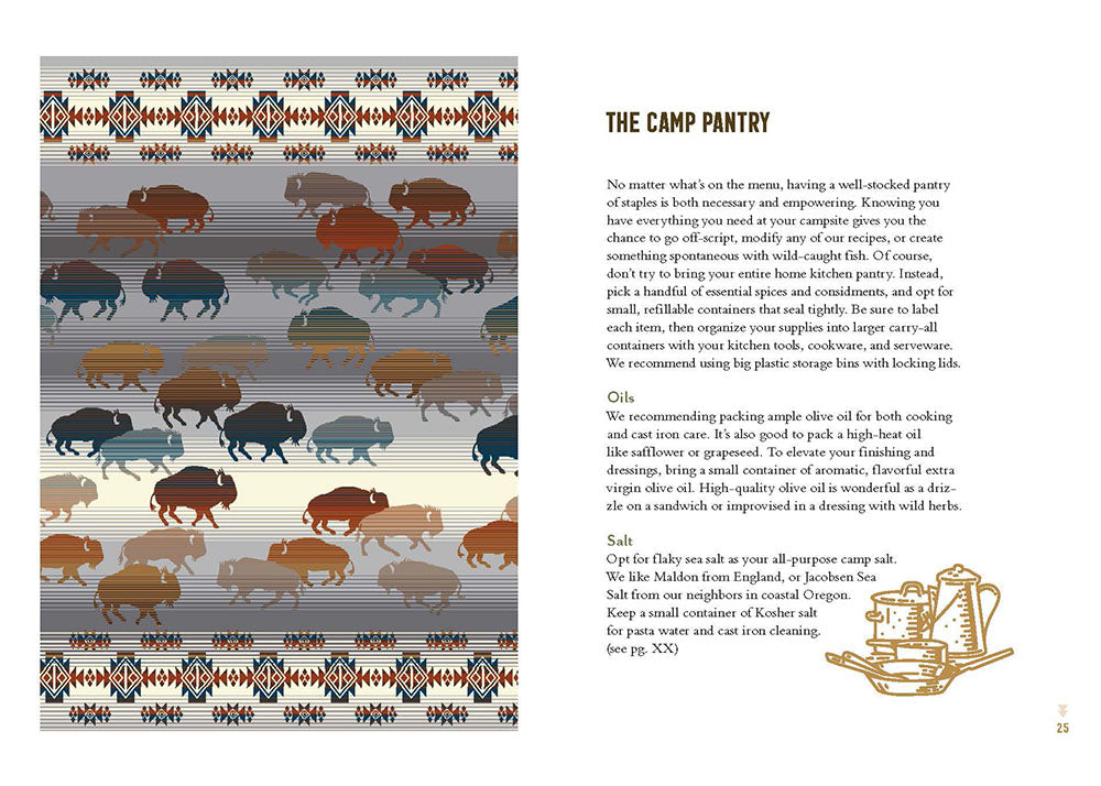 CHRONICLE BOOKS PENDLETON FIELD GUIDE TO CAMPFIRE COOKING