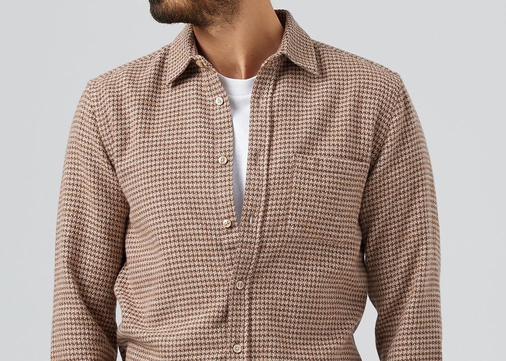 Portuguese Flannel PIED A POULE SHIRT | HOUNDSTOOTH