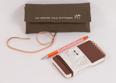 Hightide Penco Field Roll Pen Case | Khaki