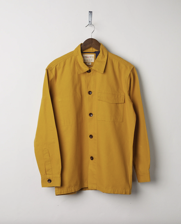 USKEES 3003 BUTTONED WORK SHIRT | YELLOW