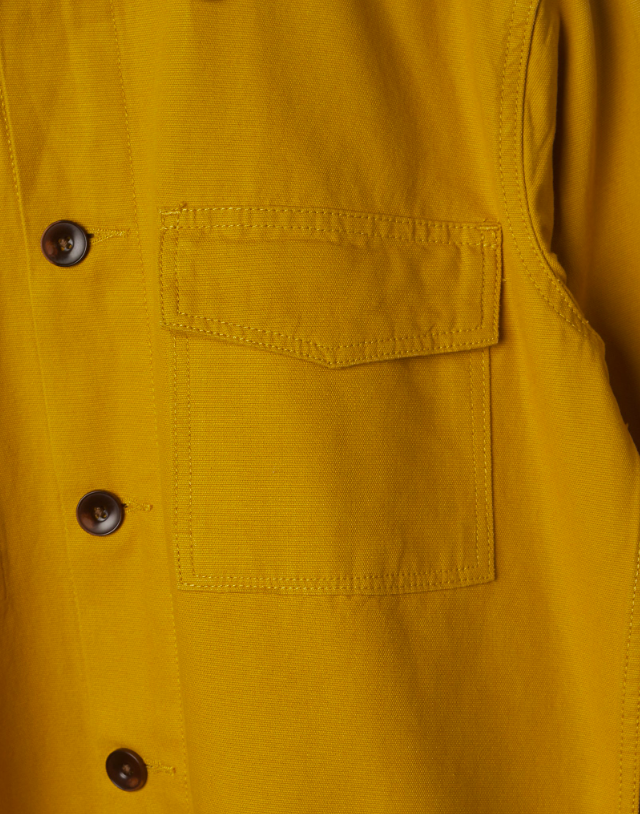 USKEES 3003 BUTTONED WORK SHIRT | YELLOW