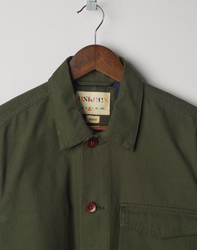 USKEES #3003 Buttoned Work Shirt | Vine Green