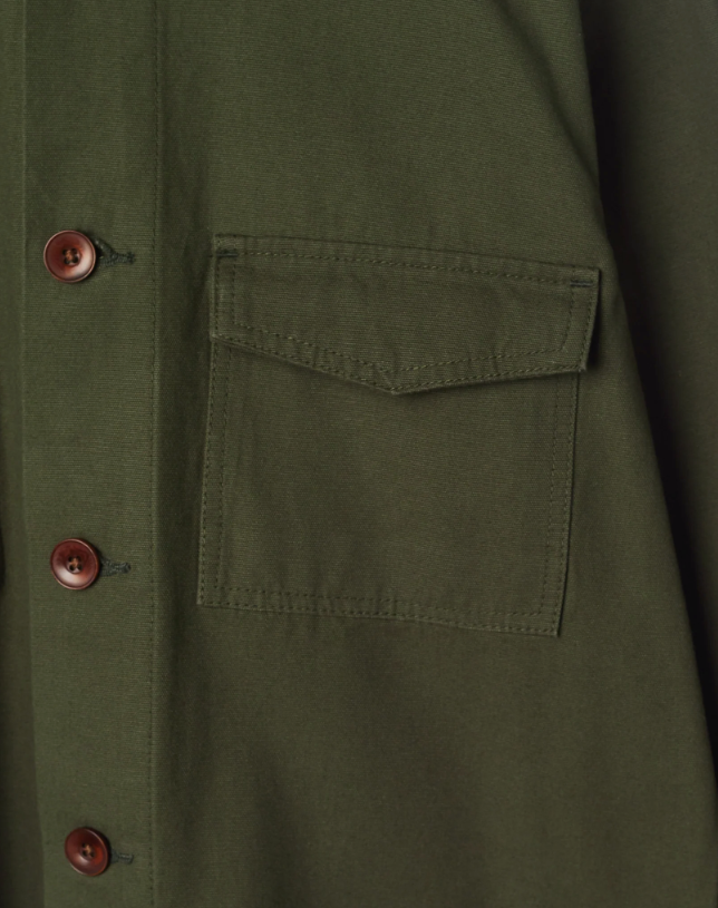 USKEES #3003 Buttoned Work Shirt | Vine Green