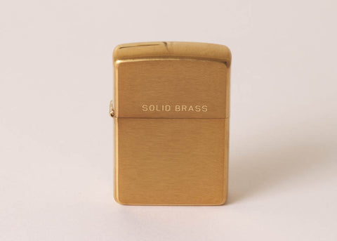 Zippo Original Lighter | Brushed Brass