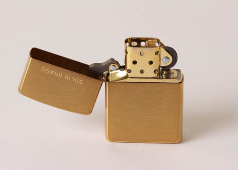 Zippo Original Lighter | Brushed Brass