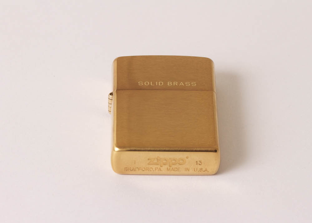 Zippo Original Lighter | Brushed Brass