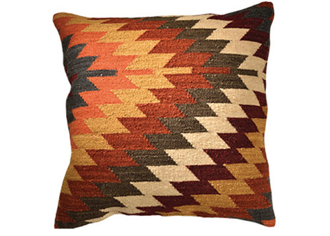 Good Weave Alwar Handloom Kilim Cushion | 60 x 60cm