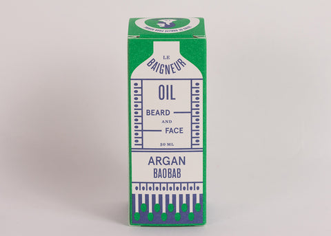 Le Baigneur Beard & Face Oil | Argan & Baobab