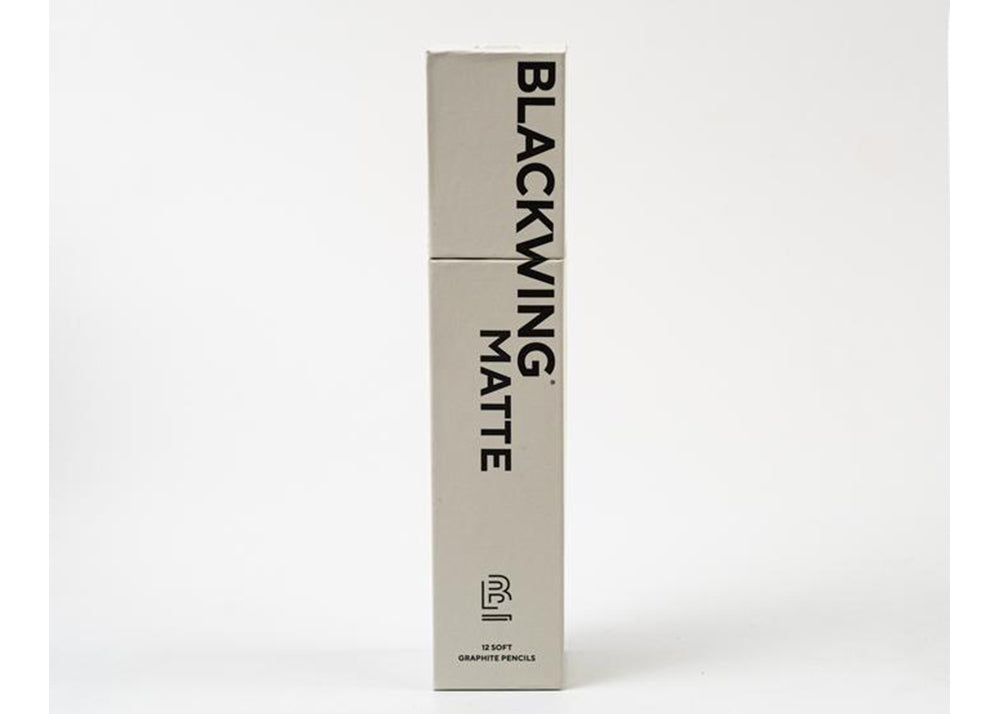 Blackwing 12 x 602 Soft Graphite Pencils  | Matte Black