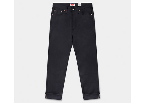 Hawksmill Denim Co. Organic Black 15oz Selvedge Denim | Slim Taper