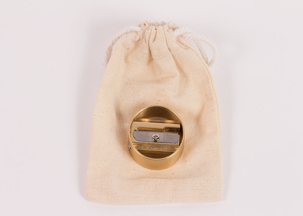 Dux Brass 'Ring' Pencil Sharpener